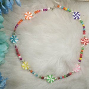 🌟 Candy Land Choker: Genuine Pearls, 14" by London 🌟🍬 14"